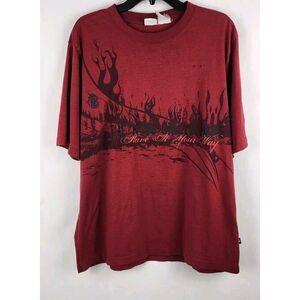 Vtg Burger King Staff/Promo T-Shirt "Have It Your Way" Maroon Size Large